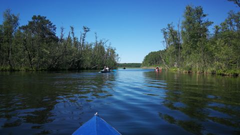 Paddeln auf dem Rätzsee