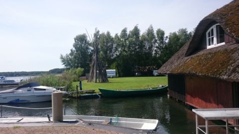 Bootshaus am Sietower Hafen