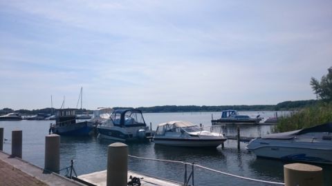 Boote im Sietower hafen