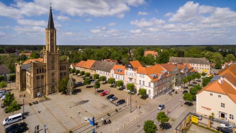 Stadtkirche und Marktplatz - Fürstenberg/Havel