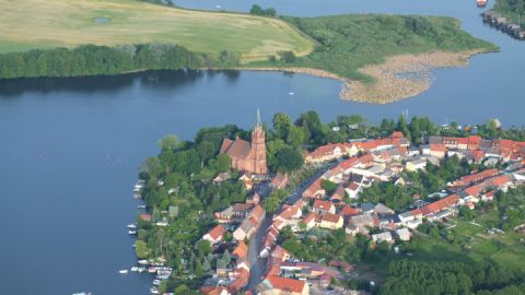 Müritz-Ballon über Röbel