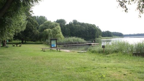 Badestrand am Plätlinsee Wustrow