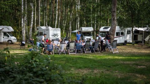 Camping als Gruppe