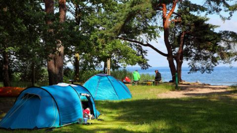 Camping am Strand