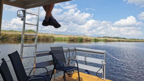 Hausboot Urlaub mit Boot Manfred auf der Peene