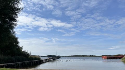 Badestrand Rechlin mit Seebrücke