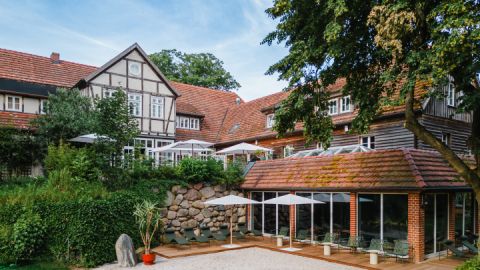 Außenansicht Terrasse und Pool