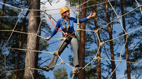 Waldseilgarten: Camping- und Ferienpark Havelberge