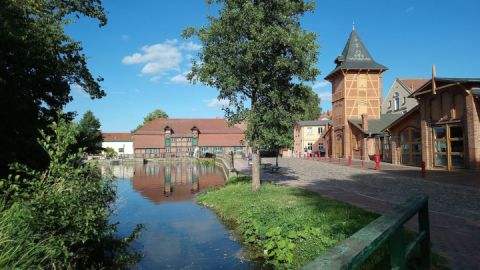 Mühlenviertel mit Spritzenhaus und Stadtmühle