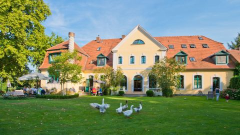 Hof mit Terrasse - Gutshaus Solzow