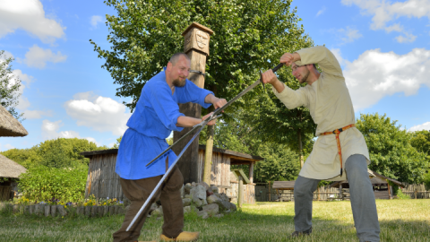 Veranstaltung im Slawendorf