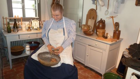 historische Küche im Stadtmuseum Teterow