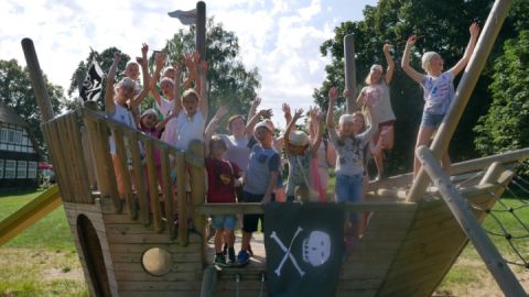 Piratenabenteuer auf dem Spielplatz