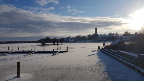 Kloster im Winter