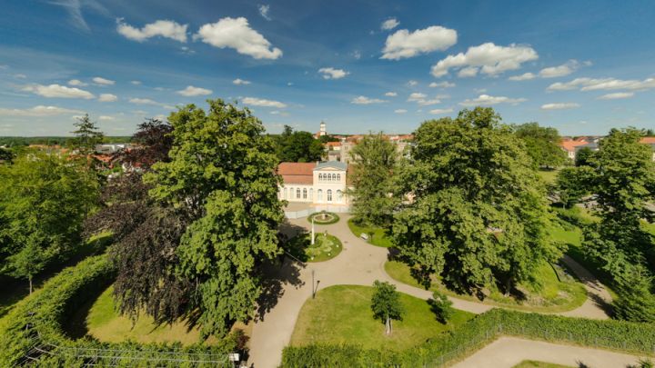 Die Orangerie im Schlossgarten in Neustrelitz